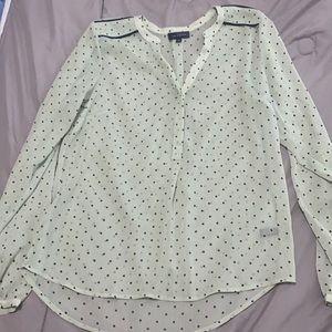 Polka dot blouse